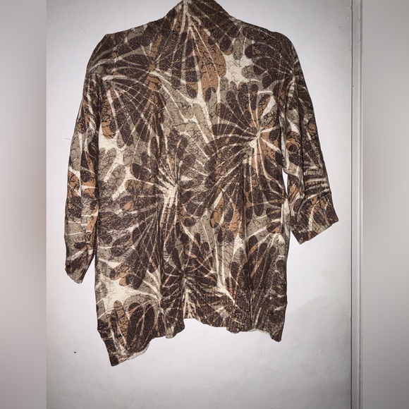 Chico's Earthy Tones Women's Cardigan - Picture 3 of 3